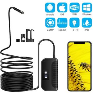 2.0MP 1080P Hd Wifi Inspectie Camera 8Mm Semi-Rigide Snake Camera IP68 Waterdichte Endoscopische Camera Voor Iphone, android, Ios