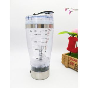 Eiwit Shaker Blender Water Fles Automatische Beweging Vortex Tornado 450Ml Bpa Gratis Afneembare Smart Mixer Fles