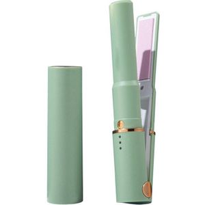 Draagbare Usb Oplaadbare Mini Cordless Krultang Stijltang Rolling Dual Haar Mini Spalk Styling Tool
