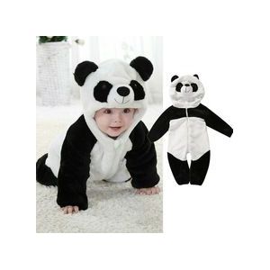 0-3years Pasgeboren Baby Rompertjes Winter Warm Baby Jongens Jumpsuits Overall Panda Dier Sport Hooded Rompertjes Baby Meisjes Pyjama Set