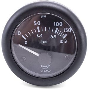 24V Vdo 52Mm Diesel Motor Oliedrukmeter