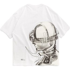 Inflatie Hip Hop Mannen T-shirt Print T Shirts Mannen Streetwear T-shirt Zomer Mode Korte Mouw Tees Mannelijke O-hals Tops 1053S2