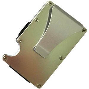 Metal Case Kaarthouder Card Case Protector Ultra-Dunne Aluminium Business Handige Portemonnee