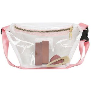 Vrouwen Transparante PVC Clear Rits Taille Fanny Pack Belt Bag Lady Draagbare Reizen Hip Bum Bag Mode Stijl