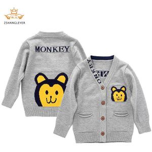Infant child han edition knit long-sleeve cartoon 0 to 3 years old in the spring and autumn winter warm sweater