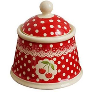 Polka Dot Water Jug Cherry Keramische Melkkan Melkkan Afternoon Tea Koffie Cup Meisje Hart Servies Jp3