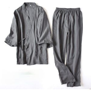 Japanse Traditionele Badjas Pyjama Sets Kimono Nachtkleding Voor Man Yukata Nachtjapon Katoen Vrijetijdskleding Nachtjapon Louge Dragen