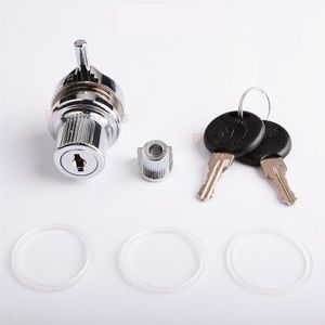 10 Sets Met Sleutels Display Showcase Kast Deur Zinklegering Glas Kastdeur Sloten Ladeblokkering Mall Winkel Showcase lock