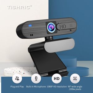 Tishric H703 1080P Webcam 200W Pixel Autofocus Web Camera Voor Pc Camera Voor Computer Full Hd Webcam webcast Usb Camera 30fps