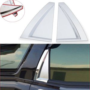 Auto Chrome Rear Window Triple-Gedreven Decoratie Cover Kits Side Glas Bekleding Voor Kia Sportage 2007