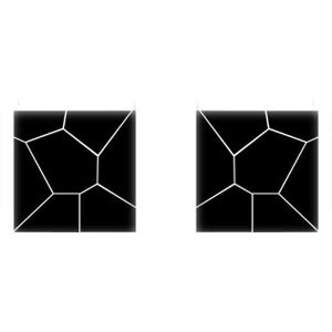 Versieren Home 3D Geometrie Kunst Muur Spiegel Sticker Decoratie Decals Muurschildering Verwijderbare Decor Behang LF-1199