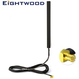 Eightwood Auto Dab Antenne Dab + Glas Mount Dab Antenne Auto Digitale Radio Actieve Antenne Mcx Plug Male Rf Connector voor CDAB7-AUTO