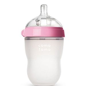 Silicone Baby zuigfles melk silicone zuigfles (Lepel bonus) fles kinderen mamadeira tepel fles