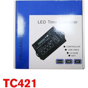 Verbeterde TC420 TC421 Tijd Programmeerbare 5 Ch Output Led Strip Licht Controller, Veel Gebruikt In Aquaria, aquarium, Plant Grow