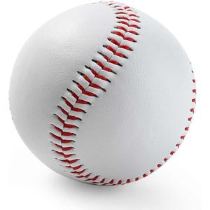 Handgemaakte Baseballs Pvc Bovenste Rubber Innerlijke Zachte Baseball Ballen Softbal Bal Training Oefening Baseball Veilig Ballen
