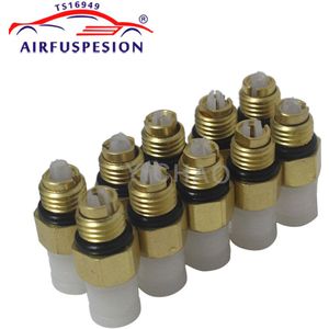 10 Pcs Luchtvering Reparatie Kit Air Valve M8 Voor W164 W251 W212 W211 W220 W221 M10 Voor Q7 Jeep air Tube Connector Messing Fittingen