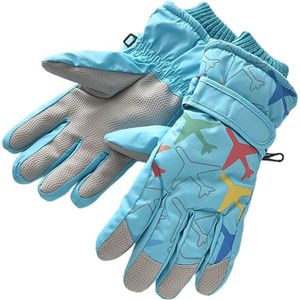 Kids Kinderen Winter Warm Mountain Snowboard Ski Handschoenen Winddicht Waterdichte Volledige Vinger Wanten Voor Outdoor Sport Skiën Cycli