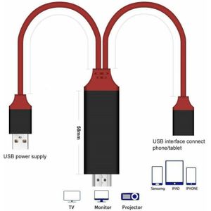 HDTV Kabel Adapter MHL Micro USB naar HDMI 1080 voor Samsung Galaxy iPhone Output