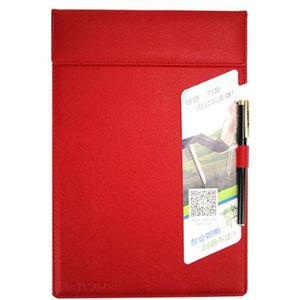 A4 A5 A6 Blokkenhouder w/Pen Houder PU Lederen Magnetische Bestand Papier Profiel Clip Board Schrijven Tablet Pad Mat (zwart bruin rood)