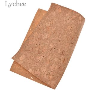 Lychee Leven 29x21cm A4 Vintage Bloem Patroon Zachte Kurk Stof Voor Handtas Kledingstuk Synthetisch Leer ambachten