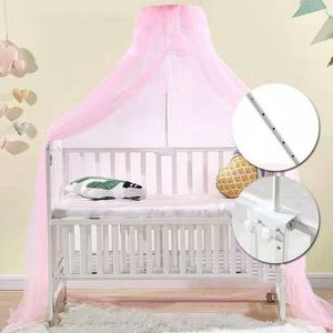 Universele Klem Bed Stijl Wieg Klamboe Effen Kleur Zomer Baby Bed Luifel Tent Eenvoudige Babykamer Decoratie Klamboe