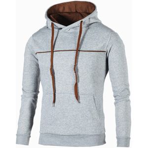 Mannen Winter Herfst Casual Hooded Coltrui Sweatershirt Trui Sportkleding Lange Mouw Losse Effen Kleur Hooded Mannen Hoodie