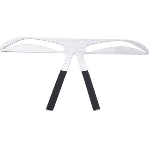 Wenkbrauw Shaper Make Aid Balans Stencil Meten Make-Up Tattoo Heerser Template Make Up Lijster Gereedschap Te gebruik