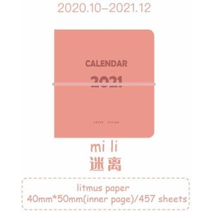 457 Vellen Chao Chao Mu Mu Serie Mini Kalender Eenvoudige Leuke Student Leren Decoratie Kalender Kantoorbenodigdheden