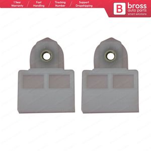 Bross Auto-onderdelen BWR5053 2 Stuks Elektrische Ruitbediening Regulator Glas Kanaal Slider Sash Connector Clips Voor Toyota