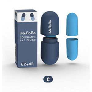 1 Pairs Capsule Oordopjes Super Geluiddichte Slaap Slaapzaal Anti-Snurken Artefact Memory Foam Oordopjes Pillendoosje Anti-geluid oordopje