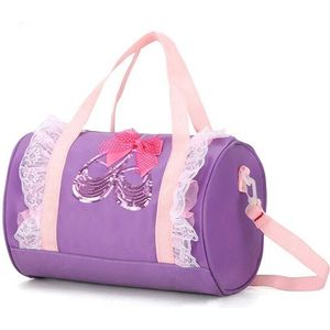 Paars Meisjes Borduren Canvas Ballet Tas voor Meisjes Roze Ballet Handtassen voor Kinderen Ballet Schoenen Schoudertas Kid Dansen Zakken