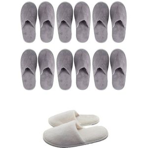 SIKETU - Badslippers - Grijs en Wit - 11 Paar - Voor Hotel en Spa