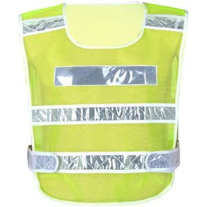 Geel Verkeer Motorfiets Night Rider Vest Kleding Veiligheid Zichtbaarheid Reflecterende Fietsen Outdoor Sport