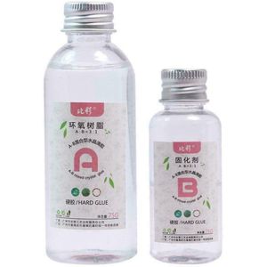 Sieraden Maken Hars Epoxy Ab Crystal Lijm Hoge Zelfklevende Solvent Weerstand Anti-Geel Accessoires Tool Transparant Mixed Clear