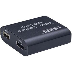 Hdmi Video Capture Card Screen Recorder USB2.0 1080P High Definition Game Capture Streamer Apparaat 59X56X19 Mm Met Loop