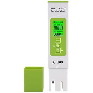 5 In 1 Water Quality Tester Tds/Ec/Zoutgehalte/S.G./Temperatuur Meter Voor Thuis, Zwembad