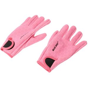 Roze/Zwart 1.5Mm Neopreen Wetsuit Handschoenen Voor Kajakken Surfen Duiken Scuba