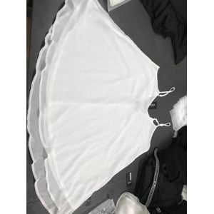 Mode Trendy Vrouwen Jurk Effen Kleur Mouwloze Halter Jurk V-hals Casual Losse Chiffon Jurk Voor De Zomer