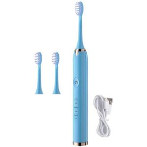 5 Modi Beschermende Vervanging Hoofd Ultrasone Golf Elektrische Tandenborstel Draagbare Mondhygiëne Usb Oplaadbare Reiniging Reizen