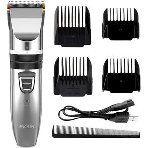 Enchen Mannen Elektrische Tondeuse Kit Professionele Draadloze Haar Cutter Machine Usb Oplaadbare Clipper Kapper Kapsel Machine