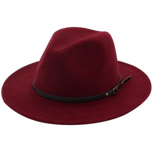 Zomer Mode Trend Vrouwen Dames Wolvilt Fedora Hoed Luipaard Print Brede Rand Wol Casual Formele Party Winter Fedora