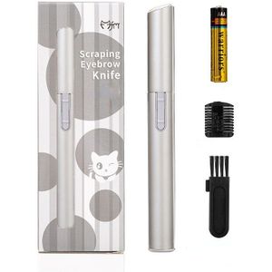 Praktische Elektrische Gezicht Wenkbrauw Schaar Tondeuse Mini Draagbare Vrouwen Body Scheerapparaat Remover Blade Scheermes Roze Zwart