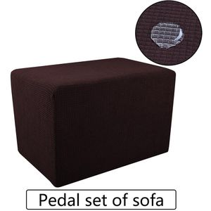 Waterdichte Stretch Sofa Stoel Cover Poef Bench voetsteun Kussen Pedalen Elastische Protector Meubels Verwijderbare Hoes