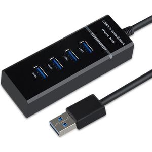 4 Poorten Usb 3.0 Hub Hub Multi Usb Splitter Expander Meerdere Usb 3 Hab Op/Uit Schakelaars Ac Adapter kabel Splitter Voor Pc Laptop