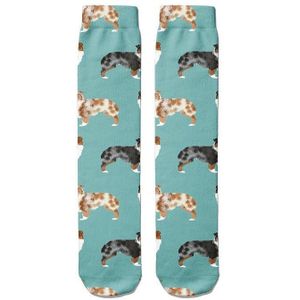 Vrouwen Sokken 3d Printing Novelty Skateboard Hip Hop Sox Kleurrijke Graffiti Harajuku Gelukkig Grappig Buis Sokken Zachte Compressie Sokken