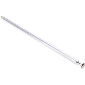 Legering Telescopische Antennes M3 Male Connectoren Voor Draagbare Radio Tv Zilver