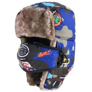 Tqmsmy Winter Jongens Warm Oorklep Kinderen Bomber Hoeden Caps Voor Jongen Russische Camouflage Trapper Hoed Warme Bomber Hat Cap TMC50