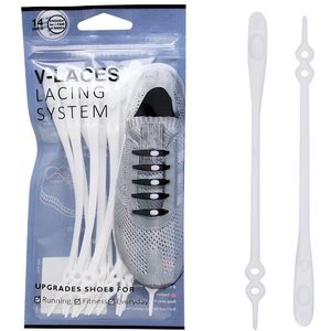 14 Stks/set Geen Stropdas Veter Systeem Silicone Schoenveter Elastische Schoenveters Voor Volwassenen/Kinderen Sport Schoen Geen Stropdas Schoenen Accessoires f049