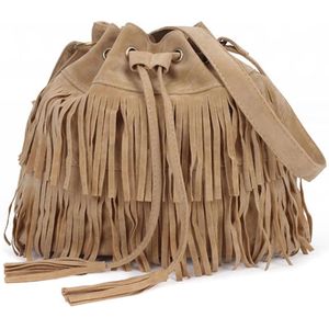 Retro Faux Suede Fringe Vrouwen Messenger Tassen Nieuw Handtas Kwastje Schouder Handtassen Crossbody Tas Bolsa Feminina