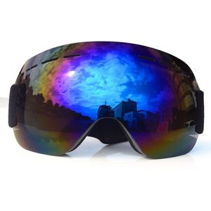 Outdoor Sport UV400 Skiën Goggles Een Lagen Anti-Fog Big Vision Masker Bril Sneeuw Snowboard Goggles Voor Mannen Vrouwen